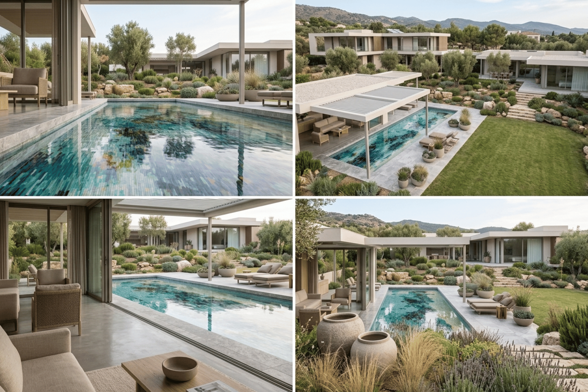 Black Pool Tatami – New Ravenna – Mondial Marmi – Pool mosaic