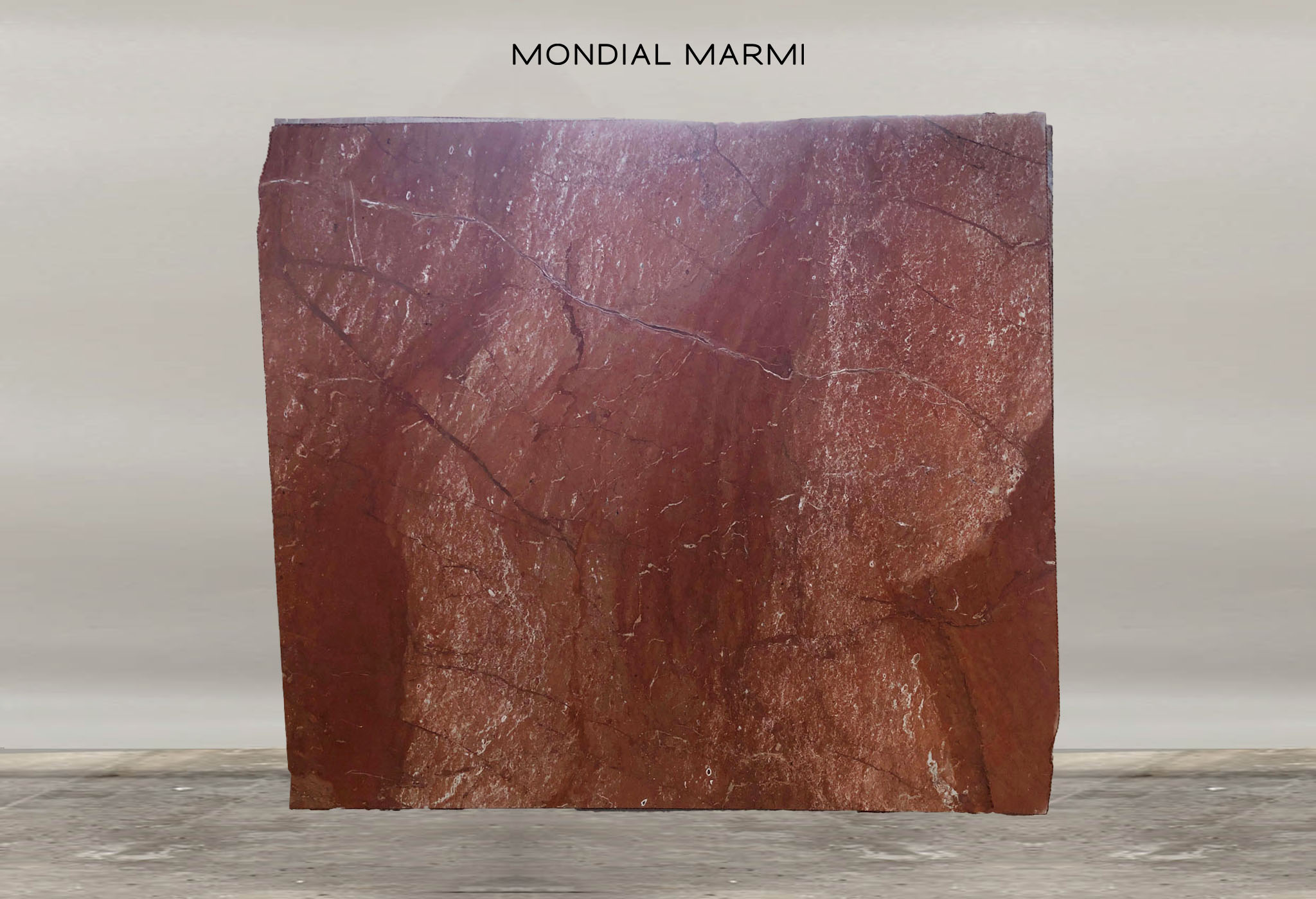 Rosso-Montecitorio-17-slabs-205-x-185-x-2-approx | Mondial Marmi